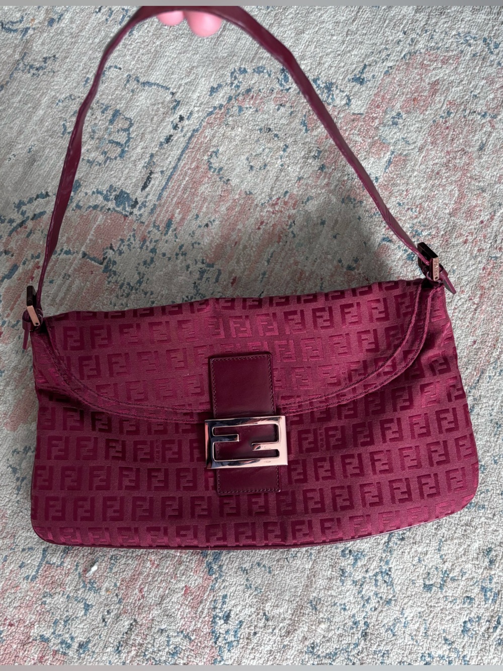 Authentic Vintage Fendi Monogram Shoulder Bag